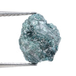 blue colour loose blue diamond and diamond setting