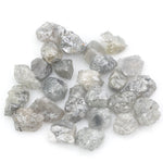 grey earth mined loose diamond in natural rough form for wedding jewelry designs