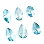 Mixed marquise pear and oval shape fancy blue lab grown diamonds loose CVD diamonds for custom jewelry making and engagement ring design