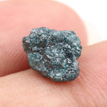 blue colour loose blue diamond and diamond setting