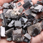Lab grown rough diamond, rustic black uncut raw diamond, mixed color crystalline diamond for handmade jewelry