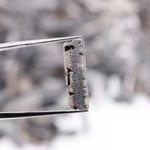 Lab grown rough grey-black diamond sticks, uncut raw crystalline diamonds for handmade jewelry, engagement rings, and custom luxury designs