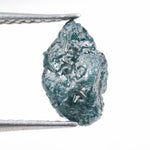 blue colour rough diamond ring and jewelry