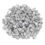 light grey natural diamond in rough uncut form for engagement ring and wedding jewelry designs