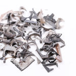 50.11 Ct Lab Grown Rough Diamond Loose Slices in Smoky Grey and Black Tones for Handmade Custom Jewelry