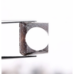 50.11 Ct Lab Grown Rough Diamond Loose Slices in Smoky Grey and Black Tones for Handmade Custom Jewelry