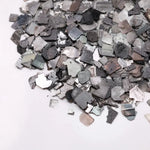 356.64 Ct rough lab grown diamond gray raw CVD crystal flakes loose diamond for custom jewelry making and unique ring or pendant design