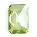 0.67 Ct Fancy Green Emerald Cut Lab Created Diamond Lab Grown Diamond For Pendant