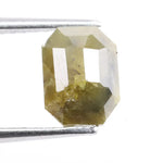 1.34 Ct Emerald Cut Natural Yellow Diamond Loose Stone, Ideal for Custom Engagement Rings