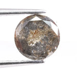 0.86 Ct natural round cut brown diamond loose, perfect for custom engagement rings and fine jewelry
