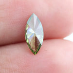 0.51 Ct marquise cut green lab created diamond loose stone for luxury jewelry, vibrant green lab grown diamond gem.