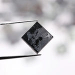 49.95 Ct lab grown rough black diamond raw uncut CVD crystal fancy black diamond for jewelry making rustic loose lab created diamond