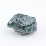 blue colour rough cut diamond engagement ring