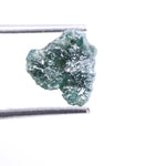 2.18 Ct Natural Green Rough Diamond Loose Raw Uncut Green Diamond Stone for Rings