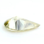 0.47 Ct pear shape green lab created diamond with brilliant sparkle, loose lab grown gemstone for custom jewelry design.