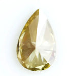 0.47 Ct pear shape green lab created diamond with brilliant sparkle, loose lab grown gemstone for custom jewelry design.