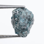 blue colour rough diamond engagement ring