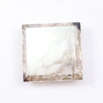 elegant 1.93 Ct white Square lab grown diamond loose stone for custom ring design