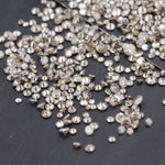 0.80-2.2 mm bright brown natural diamond round cut vs1 natural diamond