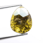 0.87 ct pear cut natural yellow diamond loose stone with fancy color brilliance for custom fine jewelry settings