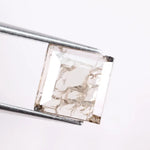 elegant 1.93 Ct white Square lab grown diamond loose stone for custom ring design