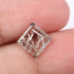 elegant 1.93 Ct white Square lab grown diamond loose stone for custom ring design