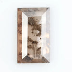 Lab grown smoky quartz diamond featuring brilliant clarity and natural inclusions, ideal for custom engagement rings and fine jewelry.