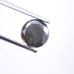 loose salt and pepper diamond, loose asscher cut diamond, loose baguette diamonds, engagement ring grey diamond, engagement rings salt and pepper, black faceted diamond