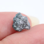 blue colour raw rough diamonds and raw diamond rocks