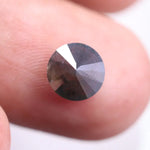 loose salt and pepper diamond, loose asscher cut diamond, loose baguette diamonds, engagement ring grey diamond, engagement rings salt and pepper, black faceted diamond