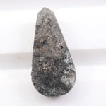 1.38 Ct natural loose pear cut gray diamond with elegant faceting, rare fancy color stone for custom fine jewelry