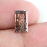 Lab grown smoky quartz diamond featuring brilliant clarity and natural inclusions, ideal for custom engagement rings and fine jewelry.