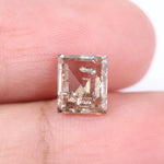 1.42 Ct white Square cut lab grown diamond loose diamond with classic sparkle