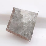 0.85 Ct natural gray kite cut diamond loose gemstone with unique geometric shape for custom ring or pendant design