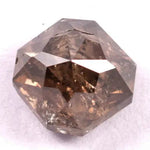 0.37 Ct Asscher Cut Brown Fancy Natural Earth Mined Antique Shape Loose Diamond for Custom Engagement Ring