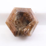 1.50 carat natural brown hexagon cut loose diamond with brilliant facets ideal for custom ring, pendant or fine jewelry