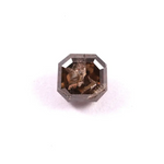 0.37 Ct Asscher Cut Brown Fancy Natural Earth Mined Antique Shape Loose Diamond for Custom Engagement Ring