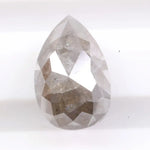 1.94 Ct pear cut gray natural diamond loose stone with elegant shape and brilliance for engagement ring or custom jewelry