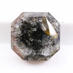 1.53 Ct Asscher cut black diamond loose stone with deep fancy color, ideal for engagement ring and custom fine jewelry