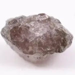 Uncut diamond stone texture Diamond ring with pink center stone