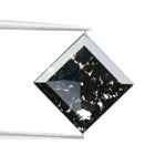 Premium lab-grown black diamond with a brilliant square cut, perfect for eco-conscious jewelry lovers seeking sustainable, conflict-free gemstones.