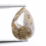 1.50 ct pear cut brown diamond loose stone with natural fancy color sparkle for custom engagement ring jewelry design