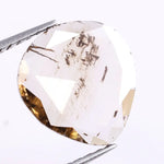 0.71 Ct Pear Cut Lab Grown Fancy Brown Natural-Loose Diamond for Handmade Jewelry.
