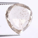1.88Ct Natural Pear Shape Brown Colored Diamond Rose Cut Diamond For Custom Jewerly Gia Certificate.