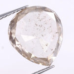1.88Ct Natural Pear Shape Brown Colored Diamond Rose Cut Diamond For Custom Jewerly Gia Certificate.