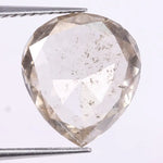 1.88Ct Natural Pear Shape Brown Colored Diamond Rose Cut Diamond For Custom Jewerly Gia Certificate.