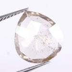 1.88Ct Natural Pear Shape Brown Colored Diamond Rose Cut Diamond For Custom Jewerly Gia Certificate.