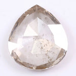 1.88Ct Natural Pear Shape Brown Colored Diamond Rose Cut Diamond For Custom Jewerly Gia Certificate.