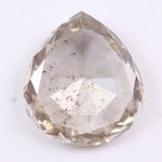 1.88Ct Natural Pear Shape Brown Colored Diamond Rose Cut Diamond For Custom Jewerly Gia Certificate.