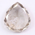 1.88Ct Natural Pear Shape Brown Colored Diamond Rose Cut Diamond For Custom Jewerly Gia Certificate.